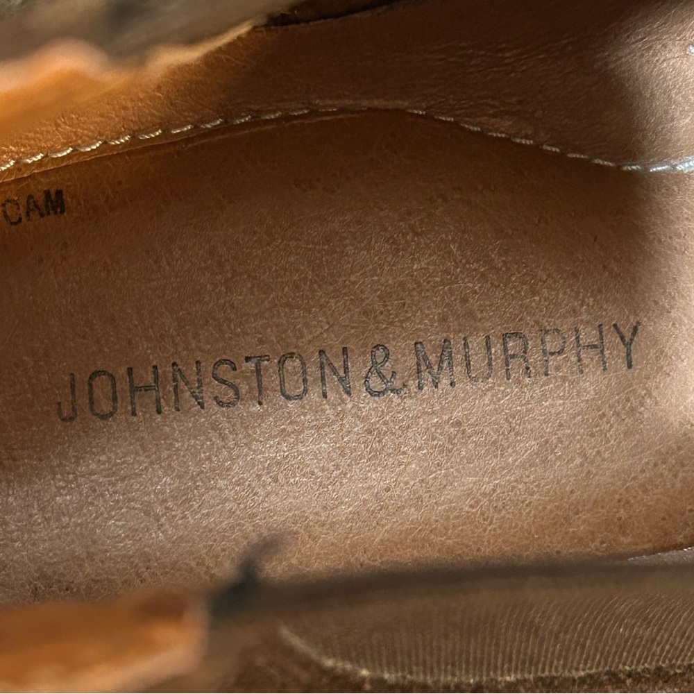 Johnston & Murphy Men’s 13M Dark Brown 'Hartley' Suede Chelsea Boots - Picture 3 of 12